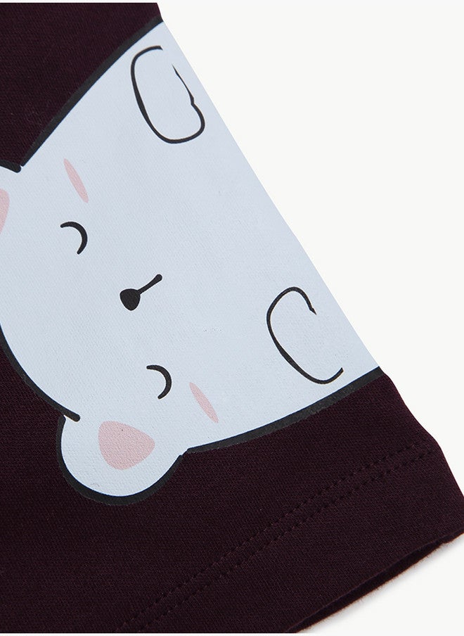 Bontots Infant Girls Printed Organic Cotton Jhabla - Image 4